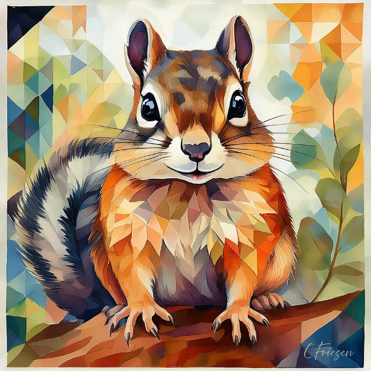 Baby Chipmunk Greeting Card