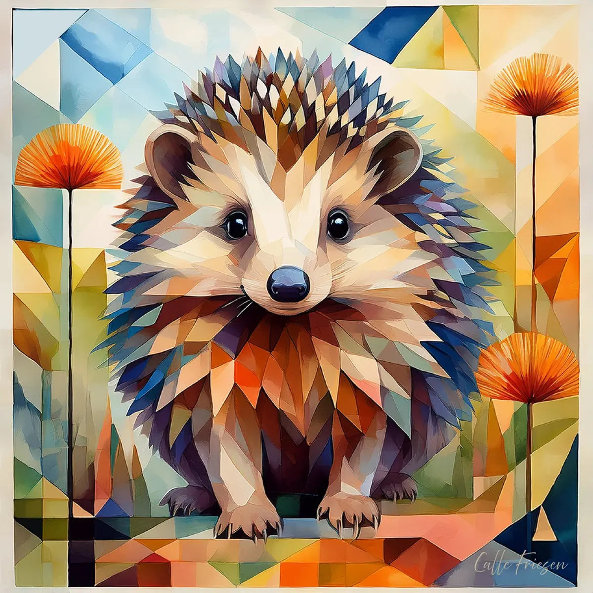 Baby Hedgehog Greeting Card