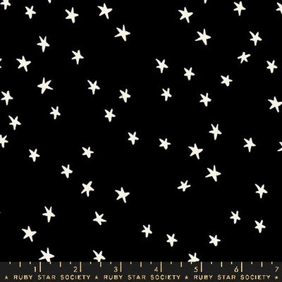 Starry Black 108" Wide Quilt Backing Fabric