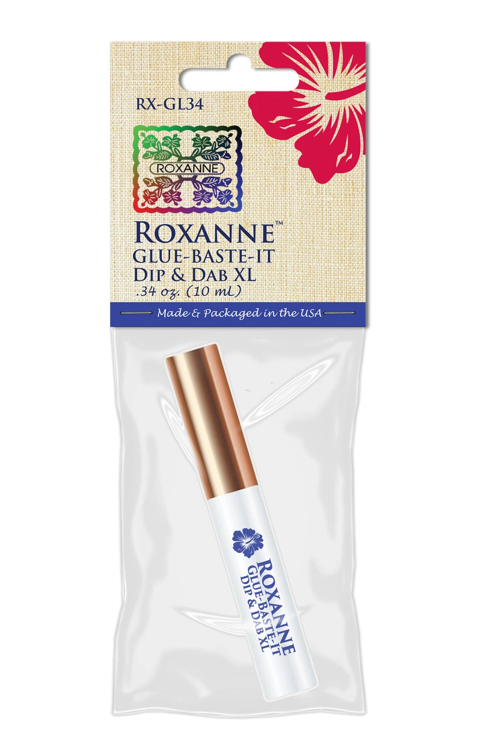 Roxanne Glue Baste-Dip and Dab .34oz.