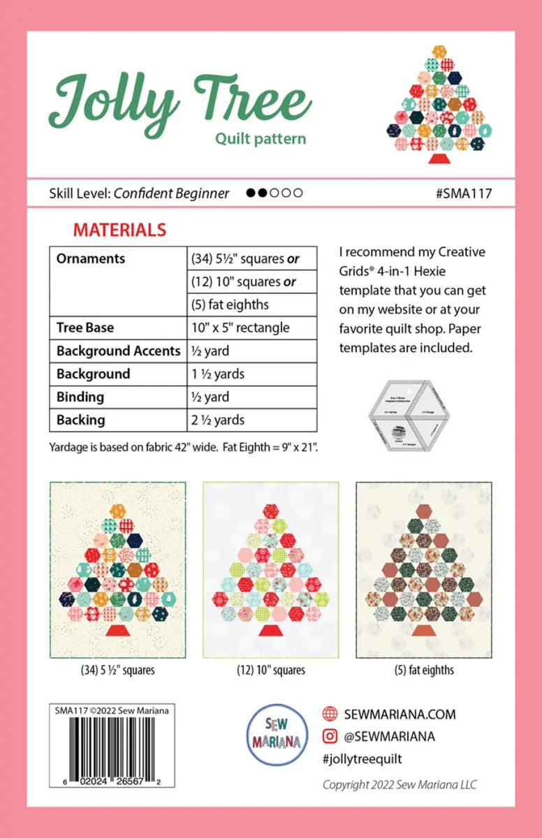 Jolly Tree Quilt Pattern