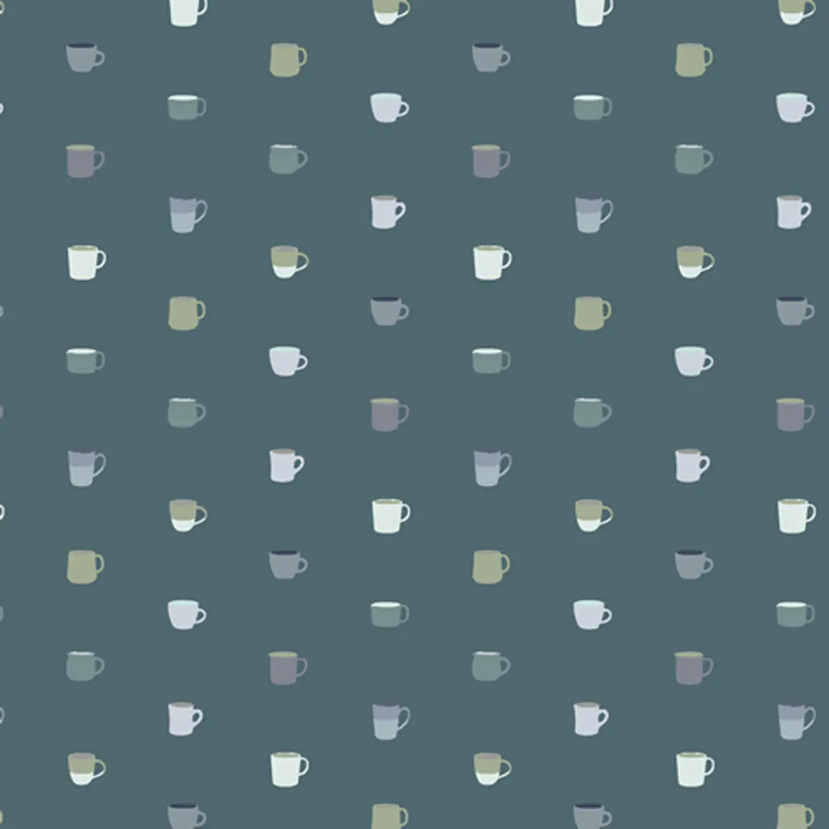 Snow Day Drink It Up Fabric Yardage