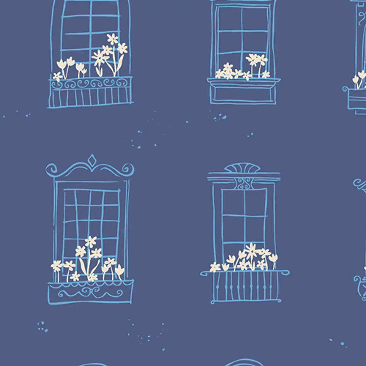 Sonata Ink Vienna Moonlight Fabric Yardage