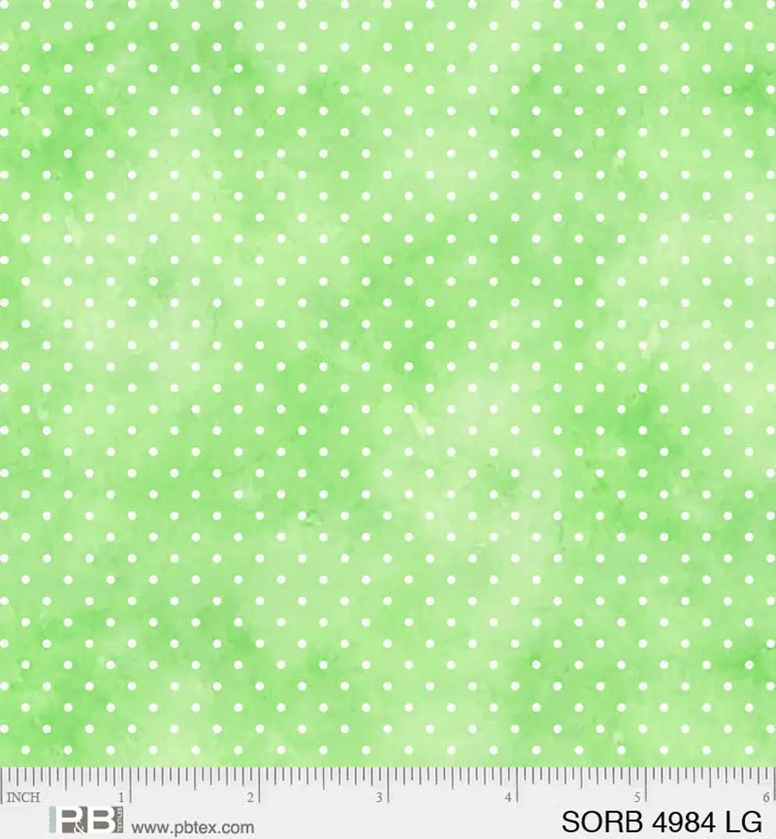 Sorbet Lime Green Swiss Dots Fabric Yardage