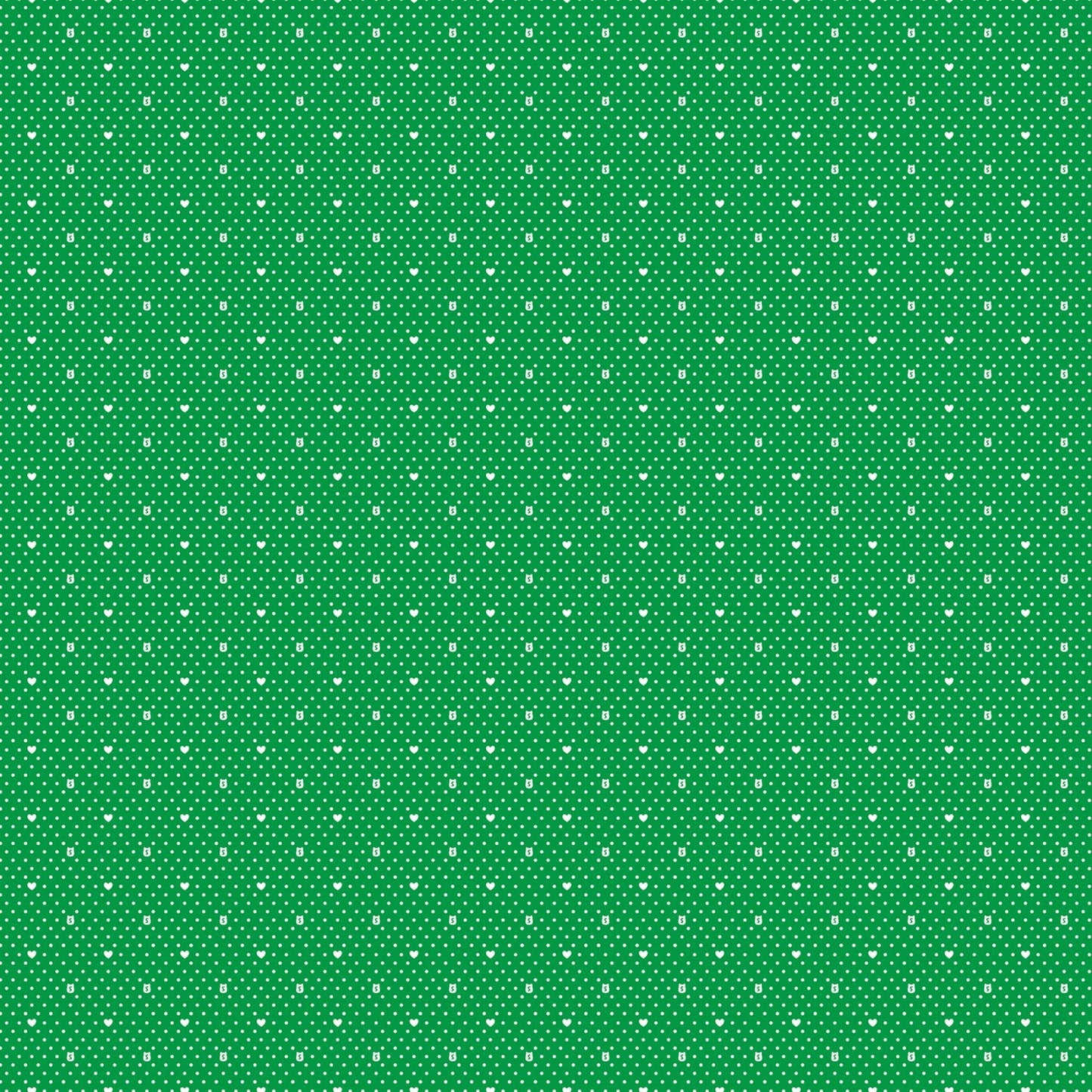 Squishmallows Dot Green Fabric Yardage
