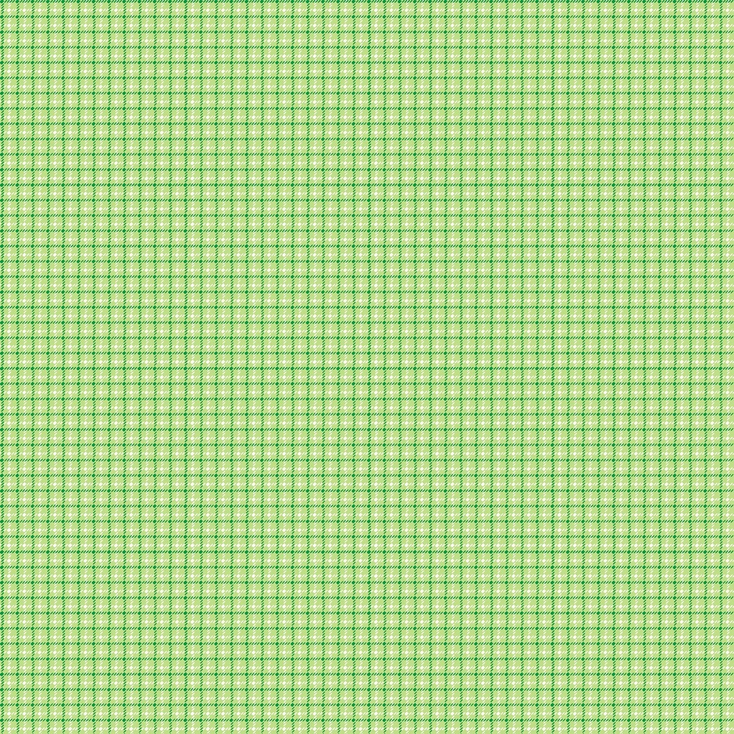 Squishmallows Plaid Green Fabric Yardage