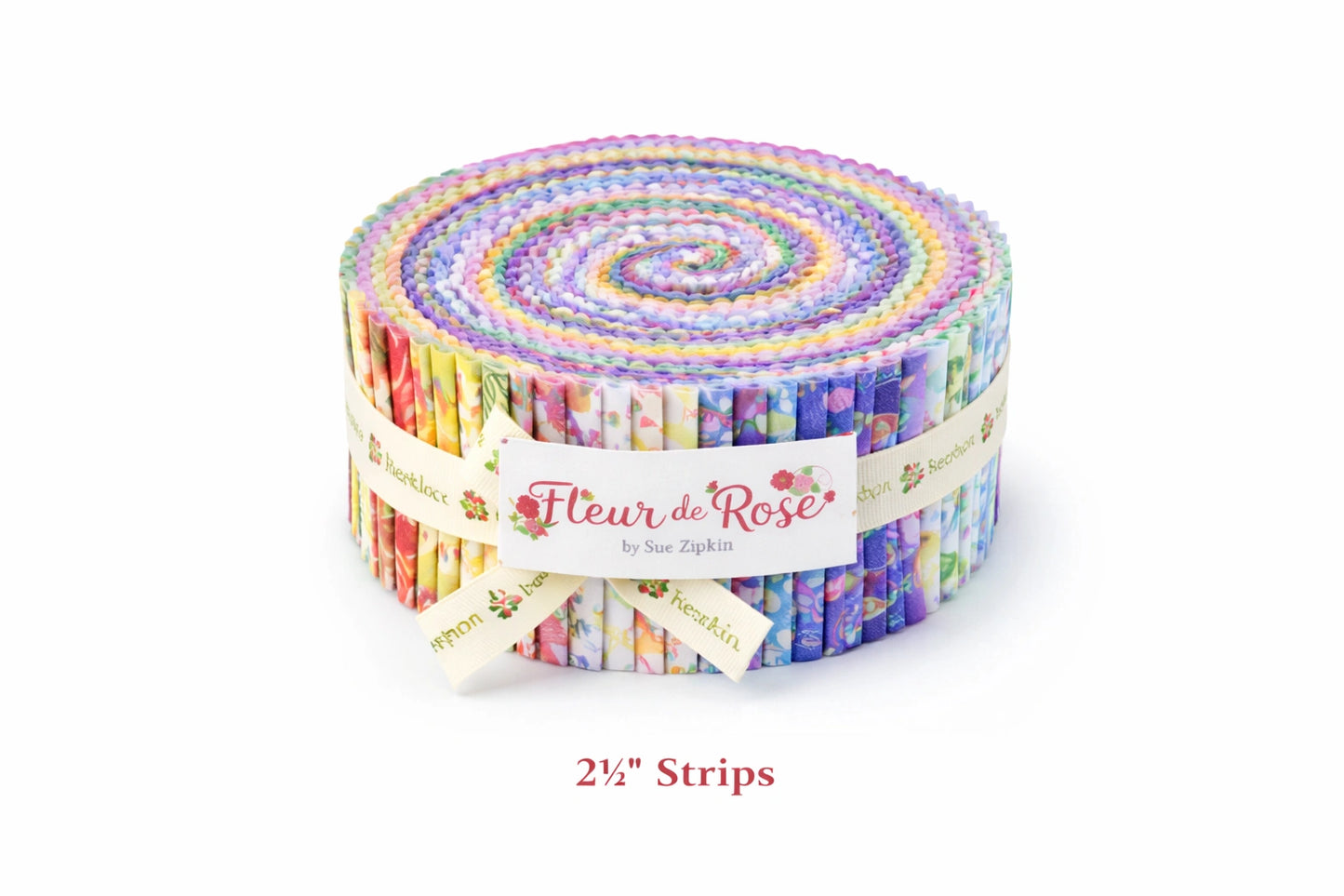 Fleur de Rose 2-1/2" Strips - quilting supply from Quilted Joy