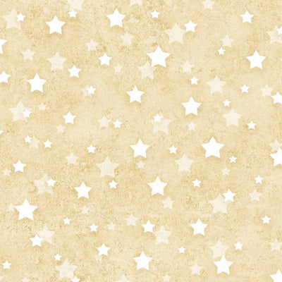 Star Spangled Cream 108" Wide Quilt Backing Fabric