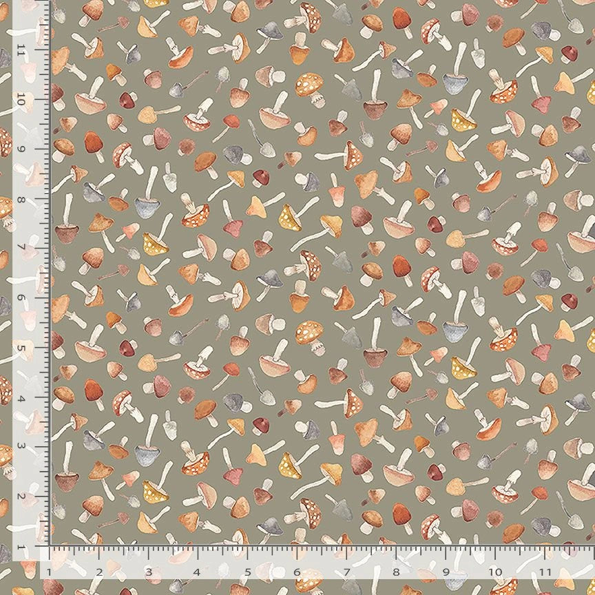Count On Me Hedge Fungi Fabric Yardage
