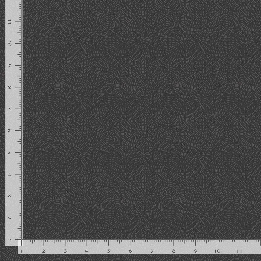 Crimp Raven Fabric Yardage