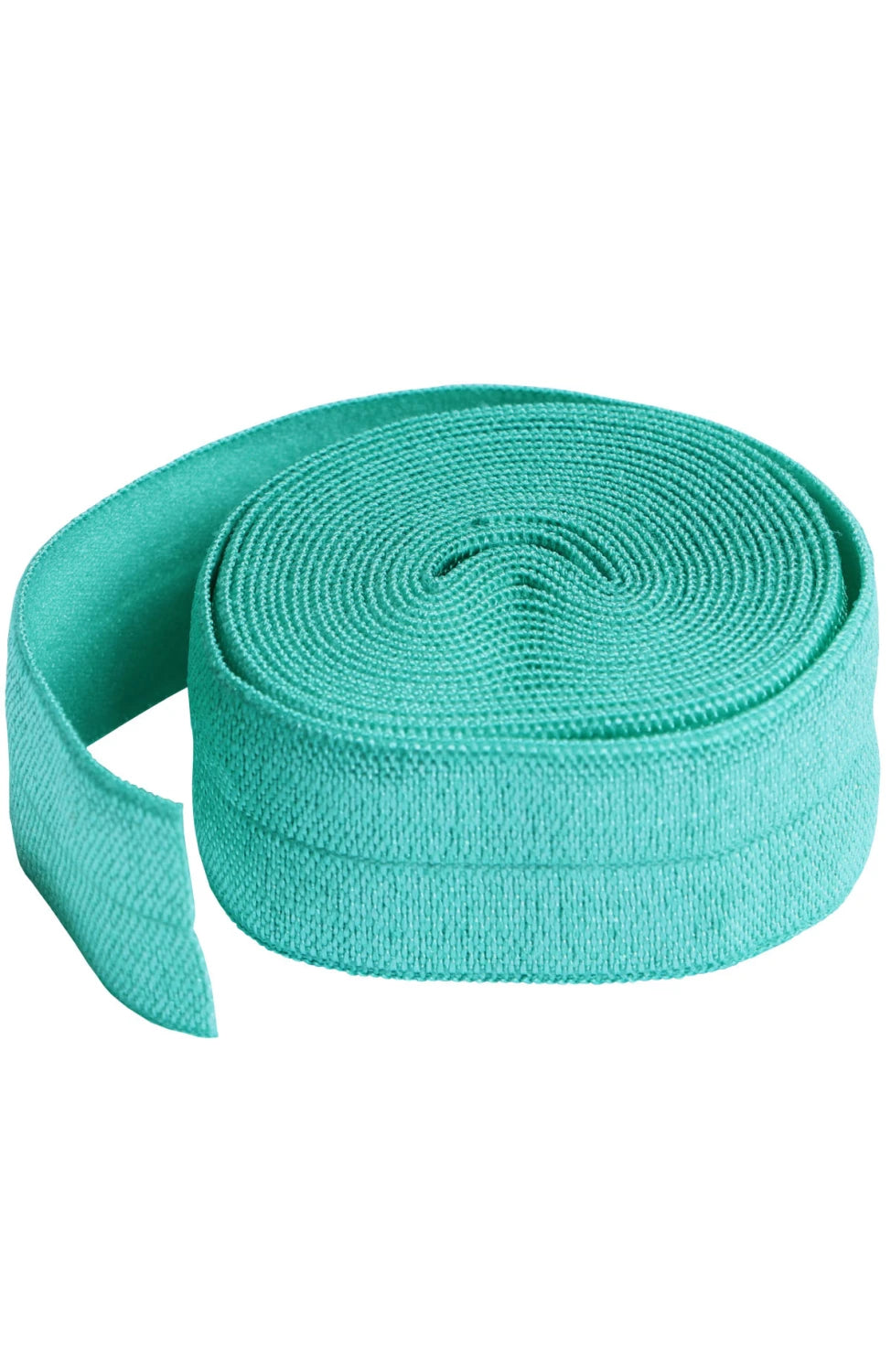 Fold Over Elastic Turquoise 0.75" x 2 yards