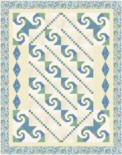 Mystery Five-0 Mega Mystery Surfs Up Seaside Sanctuary Fabric Bundle