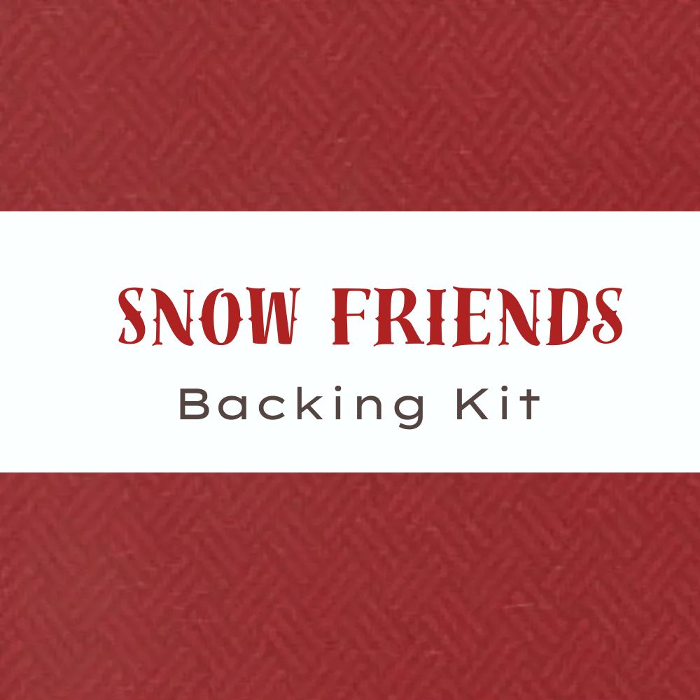 Snow Friends Backing Kit Brick Flannel