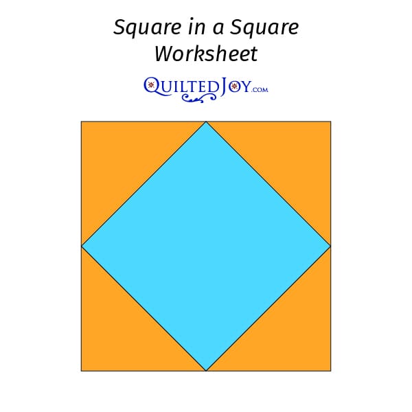 Square in a Square Worksheet
