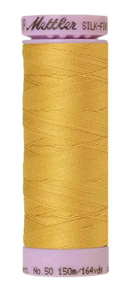 Mettler Cotton Silk Finish 50wt 150m Star Gold