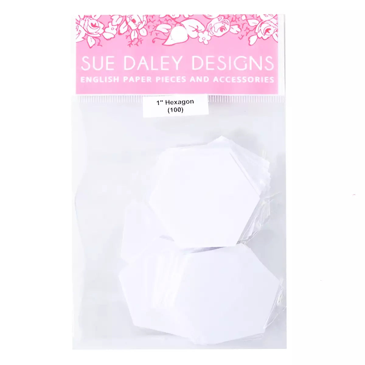 Sue Daley 1in Hexagon Papers (100/bag)