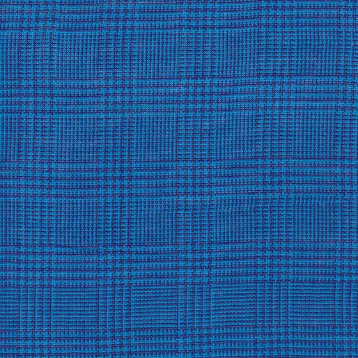 Premium Yarn Dyes Houndstooth Plaid Peacock/Blue Fabric Yardage