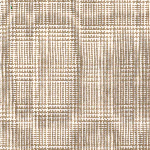 Premium Yarn DyesHoundstooth Plaid Tan/Beige Fabric Yardage