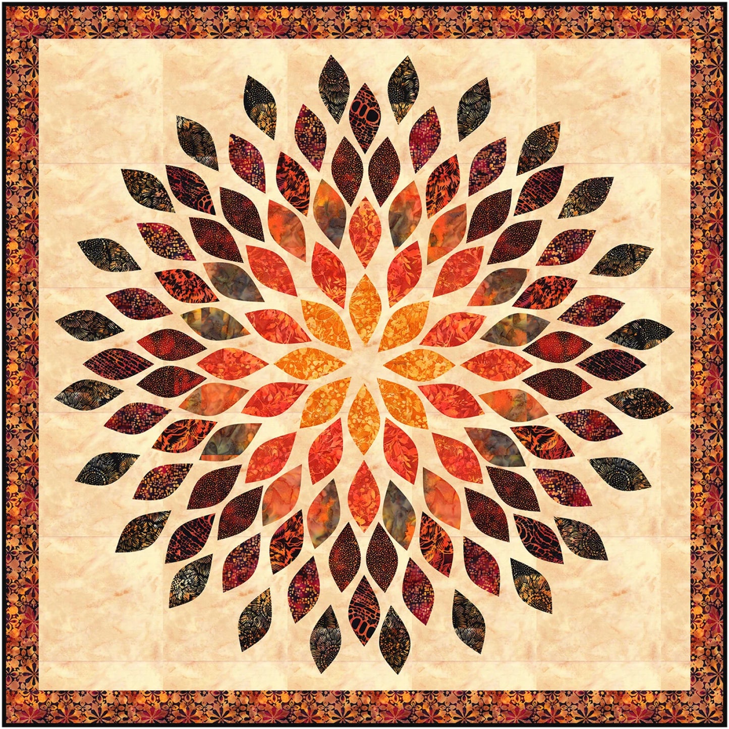 Mums the Word Quilt Pattern - image 4 - quilting pattern with step-by-step instructions