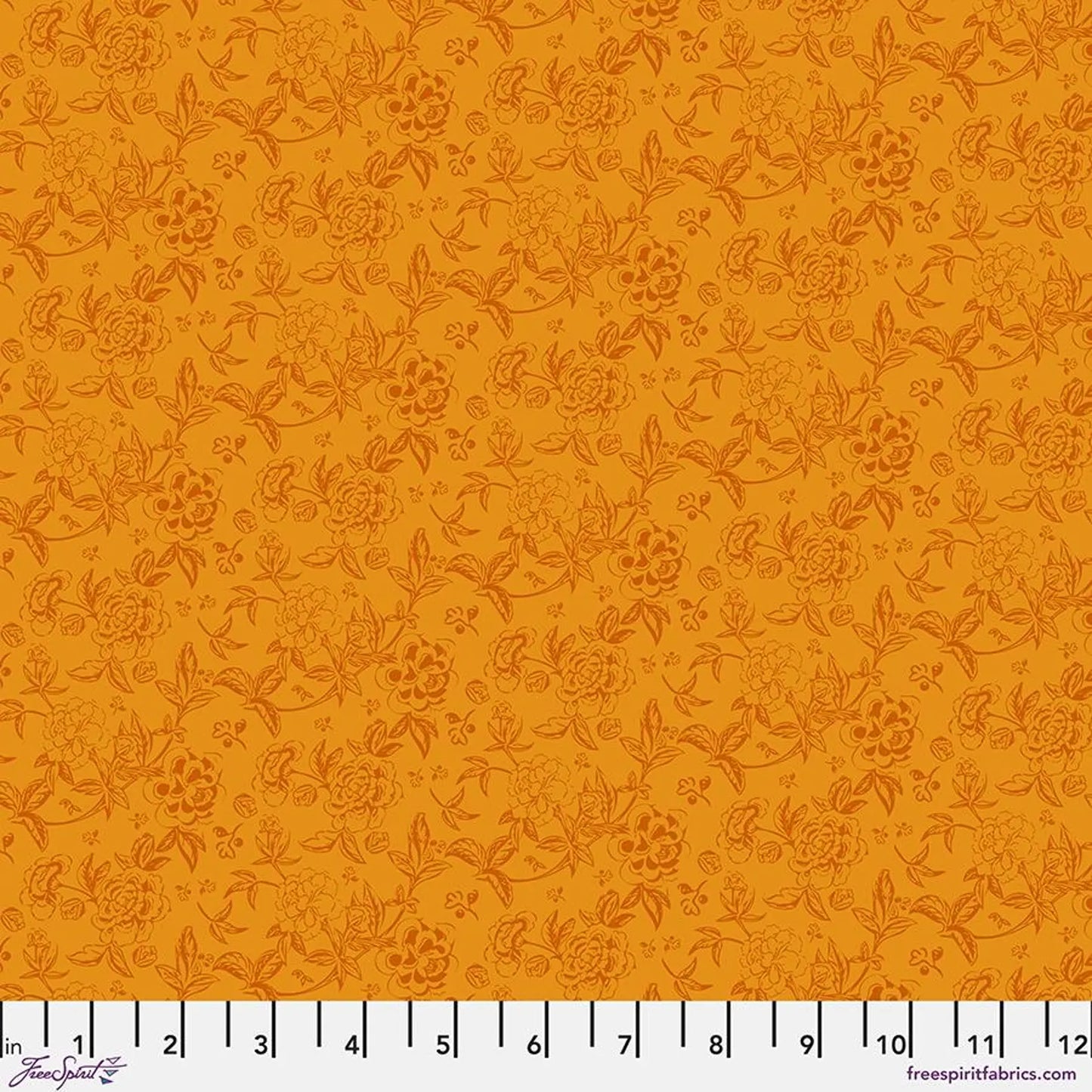 Vintage Cloth Honey Chateau Fabric Yardage - quilt fabric for sewing and quilting projects
