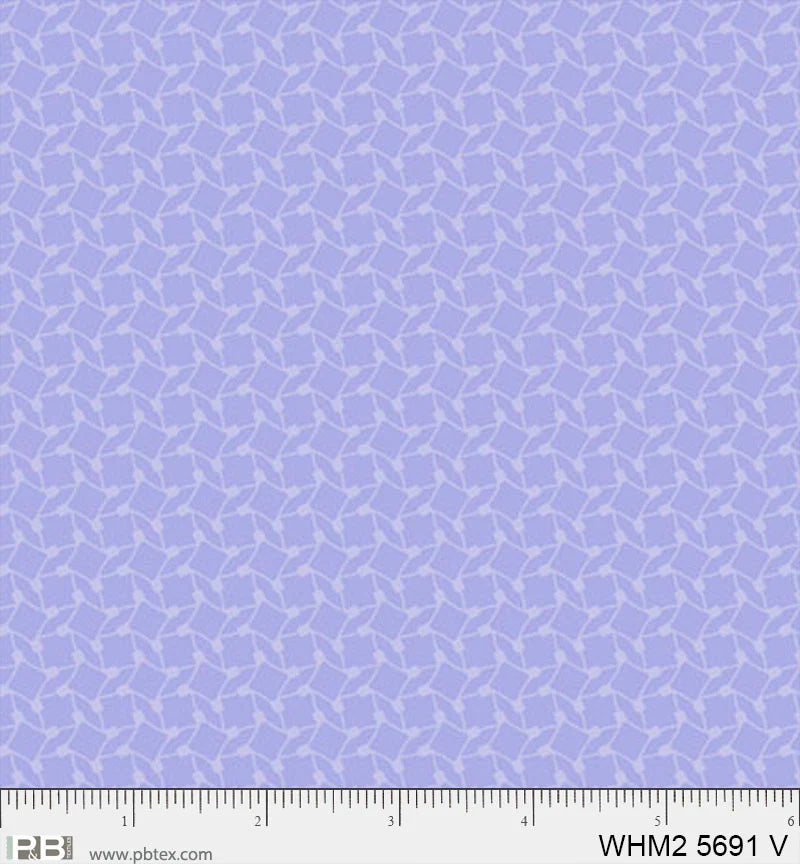 Whimsy II Violet Diamond Geo Fabric Yardage