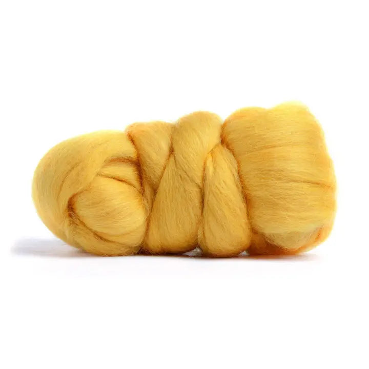 Merino Wool Top Roving Gold