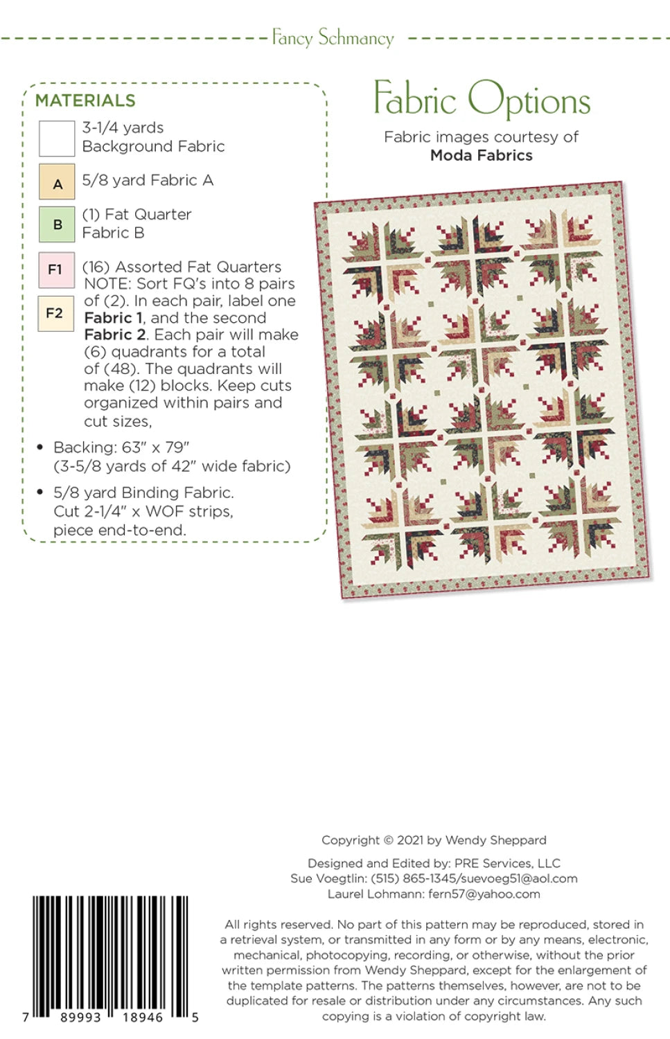 Fancy Schmancy Quilt Pattern - image 2 - quilting pattern with step-by-step instructions