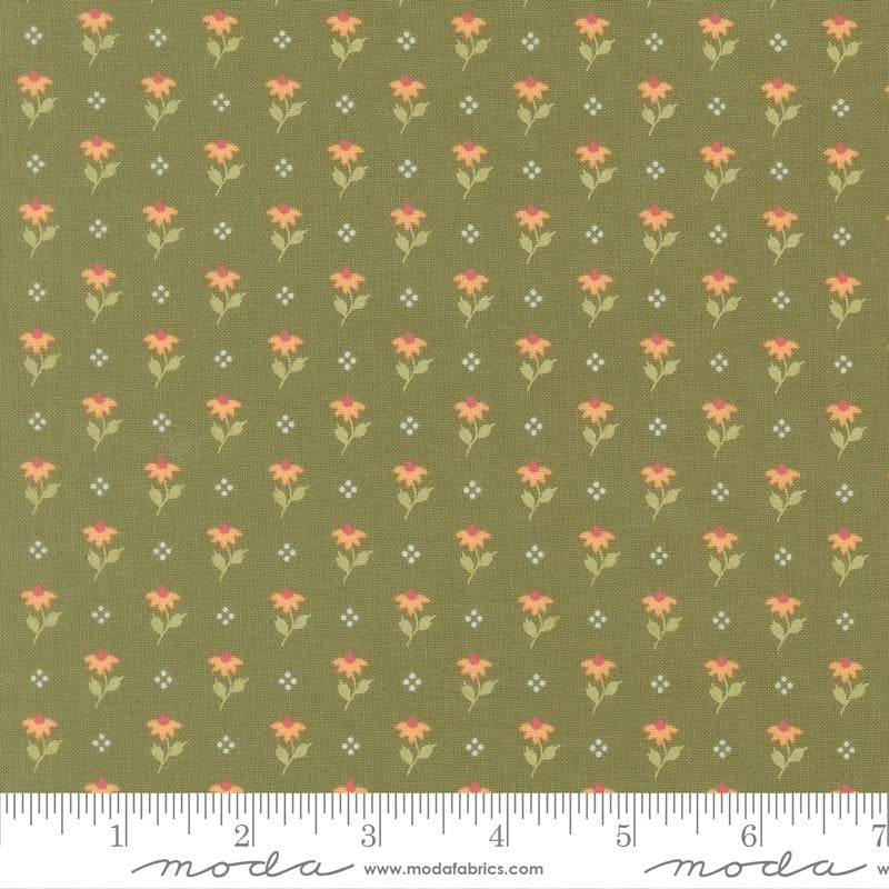 Wild Honey Fern Bumbling Posies Fabric Yardage