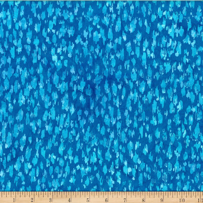 Arctic Election Day Brushstrokes Batik Fabric Yardage