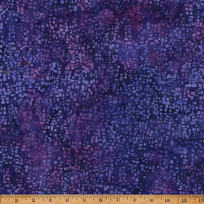 Over the Rainbow Amethyst Square Blender Batik Fabric Yardage