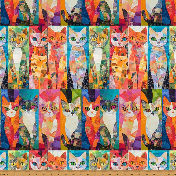 Crafty Cats Radiant Fabric Yardage