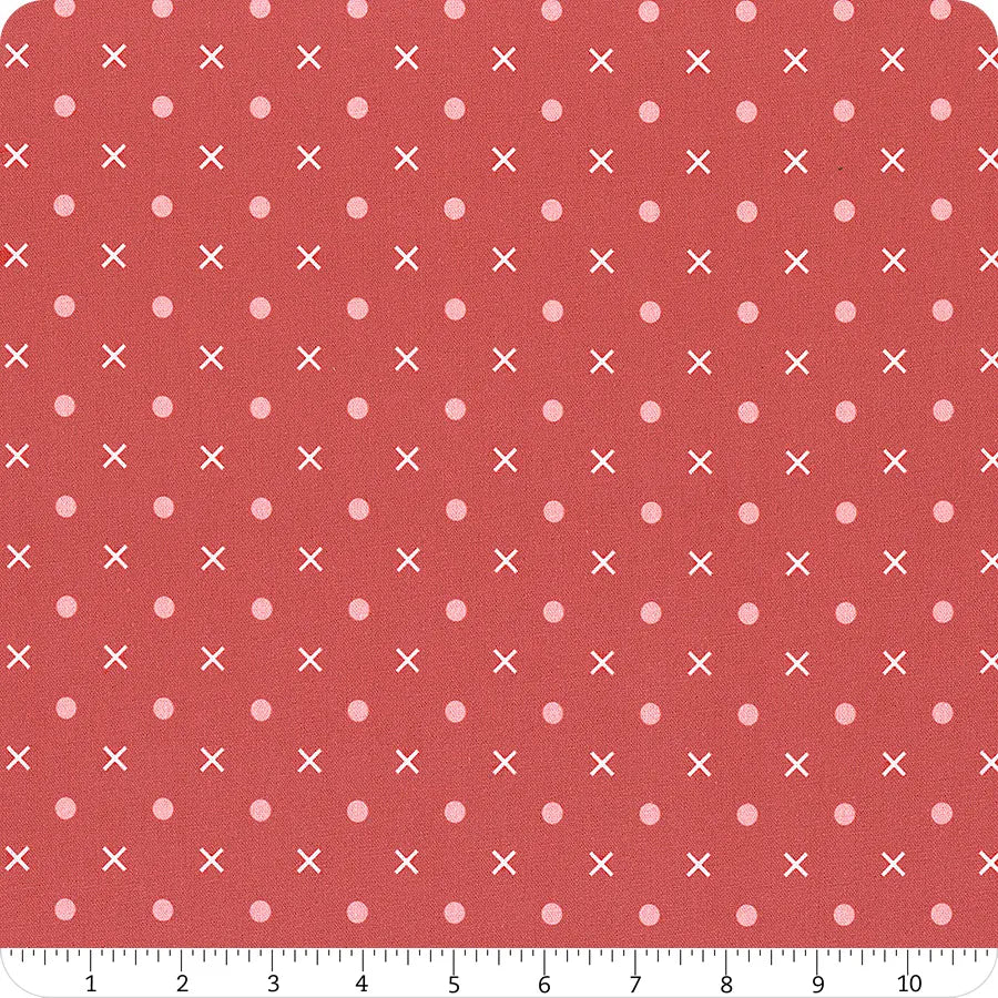 Bee Dots Schoolhouse 108" Wide Quilt Backing Fabric