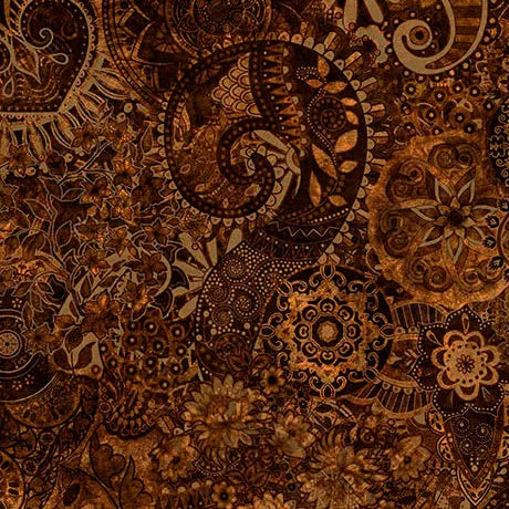 Mystique Brown Blender Fabric Yardage