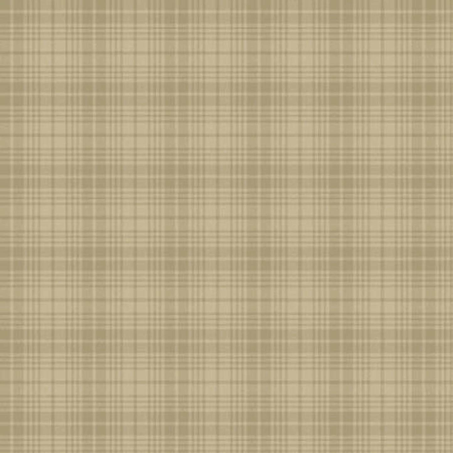 A seamless beige and tan plaid design, inspired by Wool Tan Plaid Fabric Yardage, features intersecting lines creating a subtle, textured grid—ideal for projects using this versatile fabric.