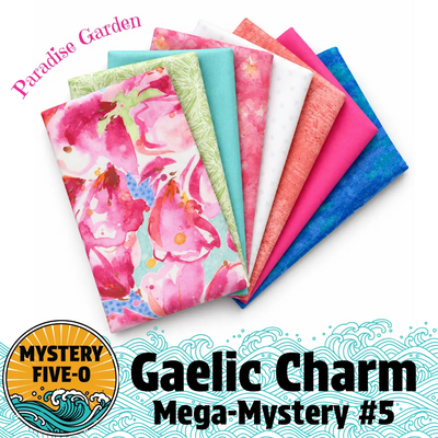 Mystery Five-0 Mega Mystery Gaelic Charm Paradise Garden