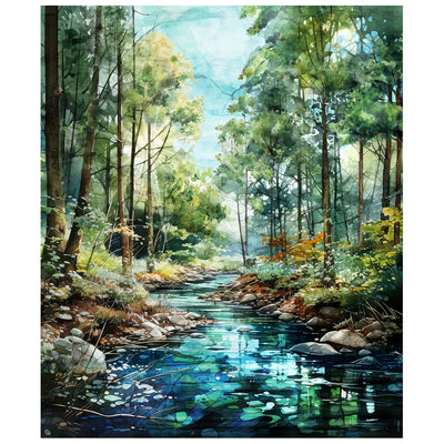Serenity Springs One Block Wonder Panel Quilt Kit