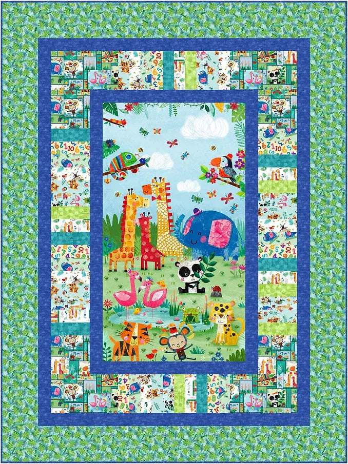 Zoo Crew Fences Quilt Kit