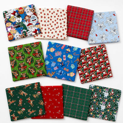 Rudolph the Red-Nosed Reindeer Fat Quarter Bundle