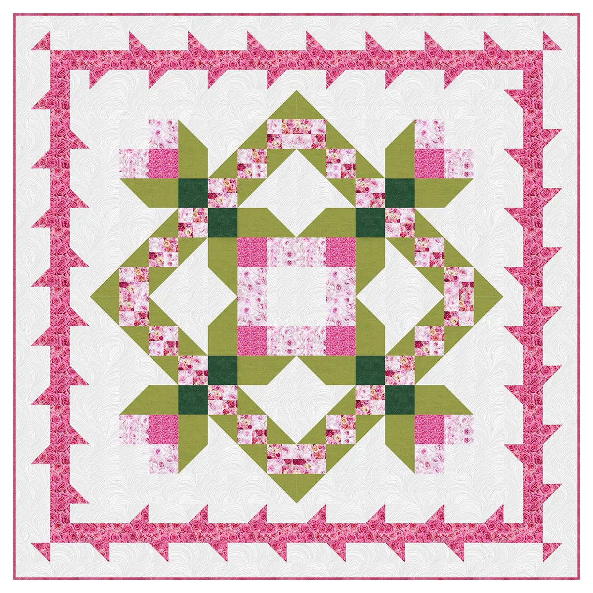 Love of Quilting Run for the Roses Quilt Kit