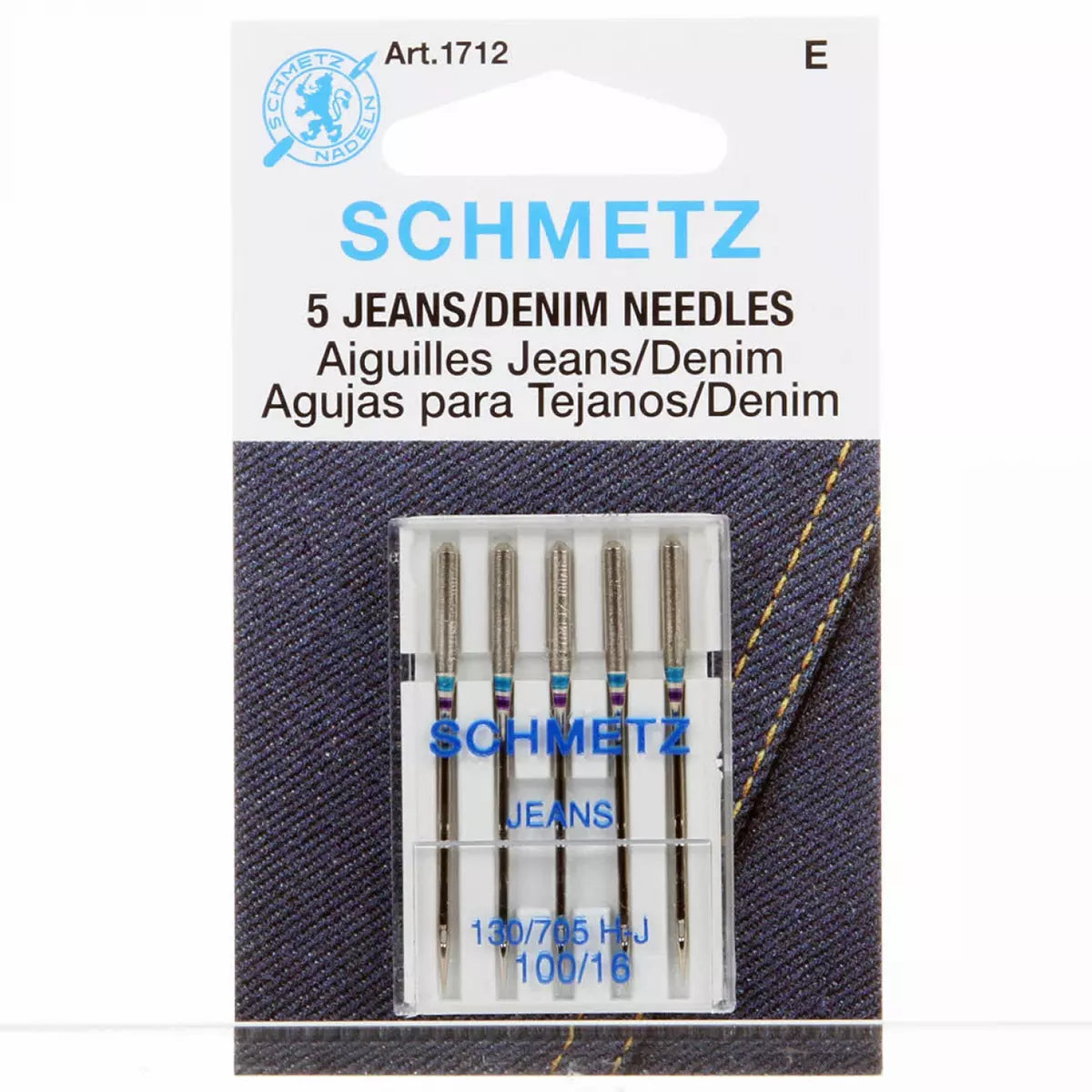 Schmetz Jeans Denim Needles 100/16 #1712