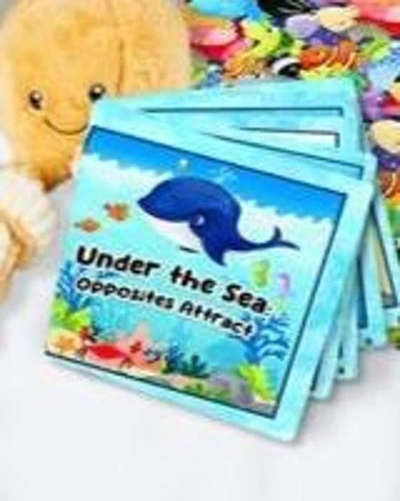 Under the Sea Book Panel with Bonus Animal Stuffies for Mobile - image 2 - quilt fabric panel for quilting projects