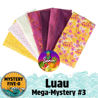 Mystery Five-0 Mega Mystery Luau Tropical Blooms Quilt Kit