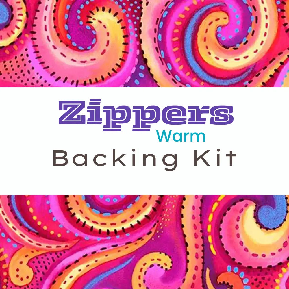 Zippers Warm Backing Kit Whirlwind Tutti Frutti