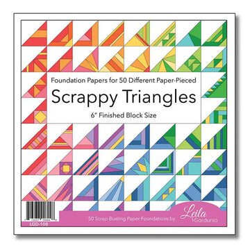 6" Scrappy Triangles Foundation Paper