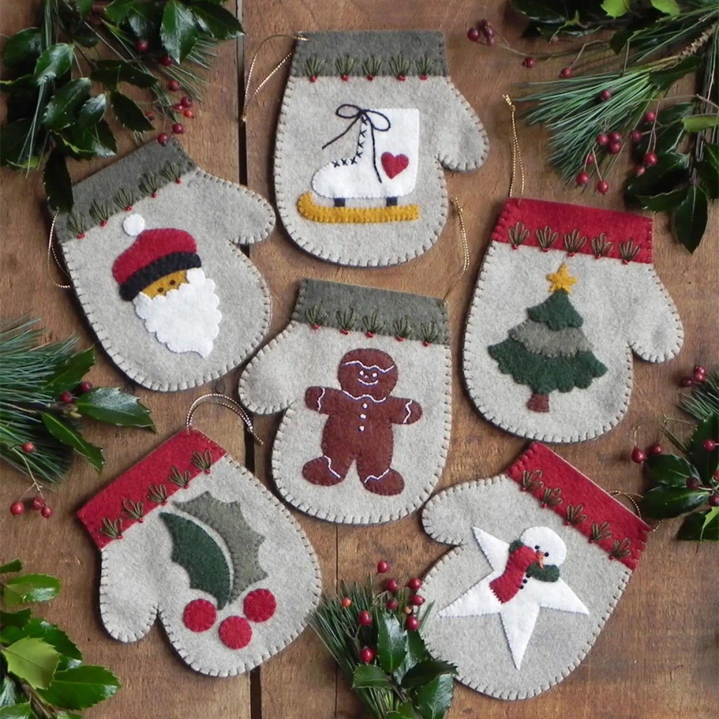 Warm Hands Mitten Ornaments