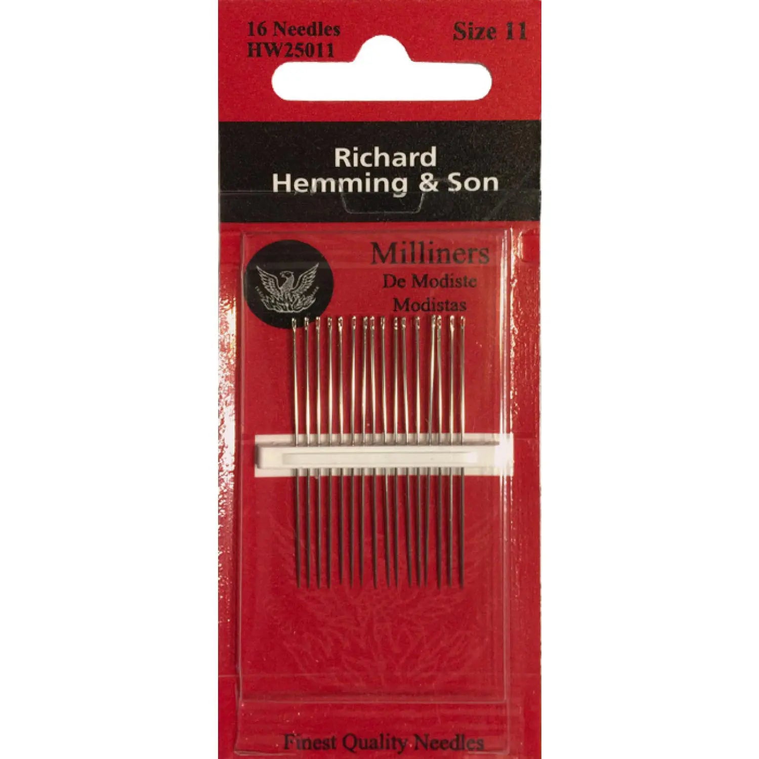 Richard Hemming Milliners / Straw Needles Size 11