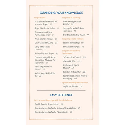 Essential Serger Reference Tool Your Quick and Easy Visual Guide