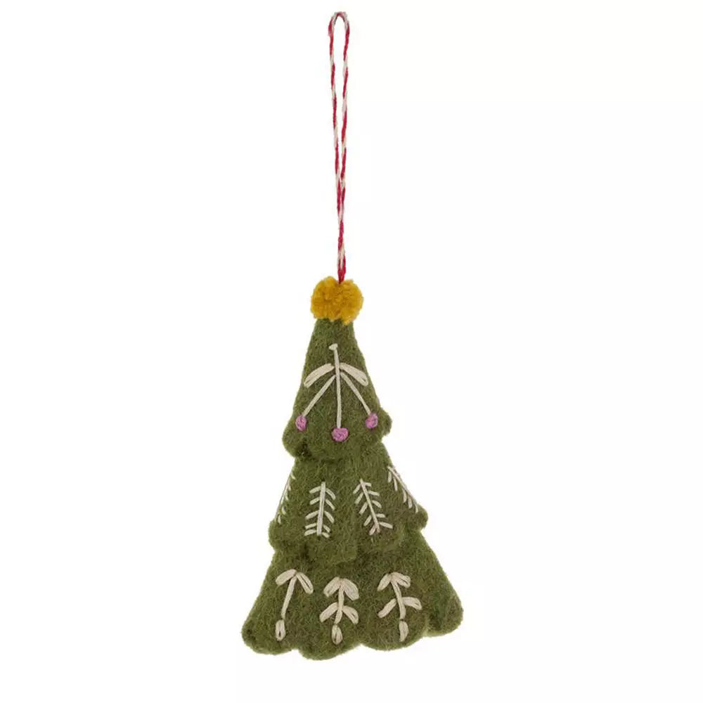 Christmas Tree Felt Ornament