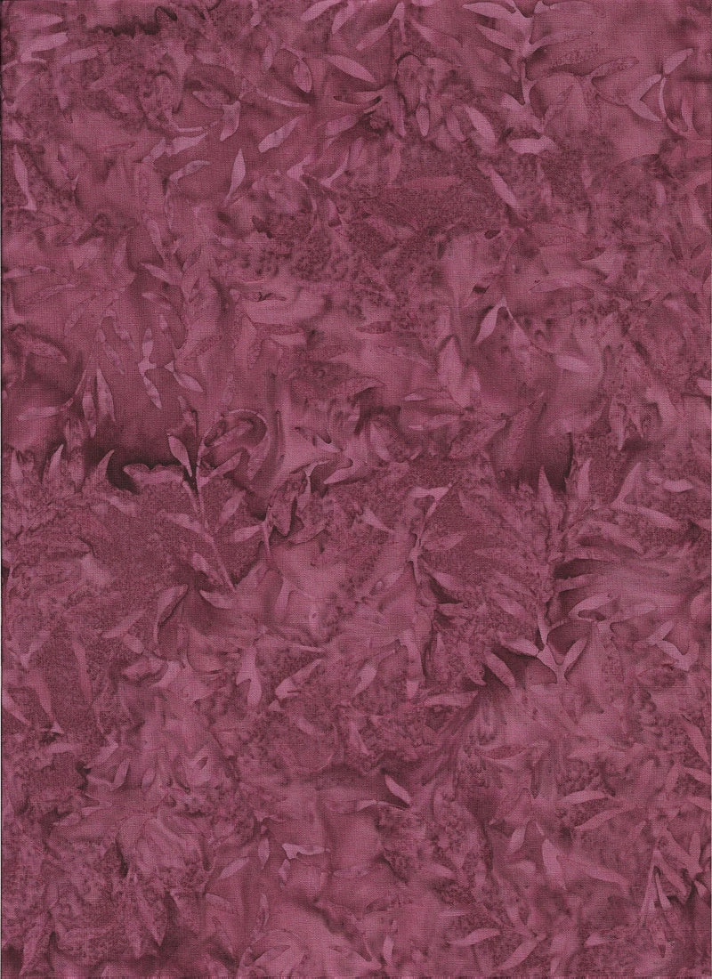 Artist's Palette Purple Branches Batik Fabric Yardage