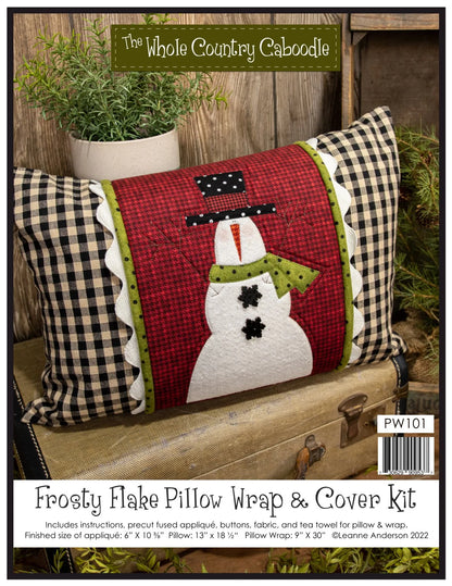 Ho Ho Ho Pillow Wrap & Cover Kit by The Whole Country Caboodle